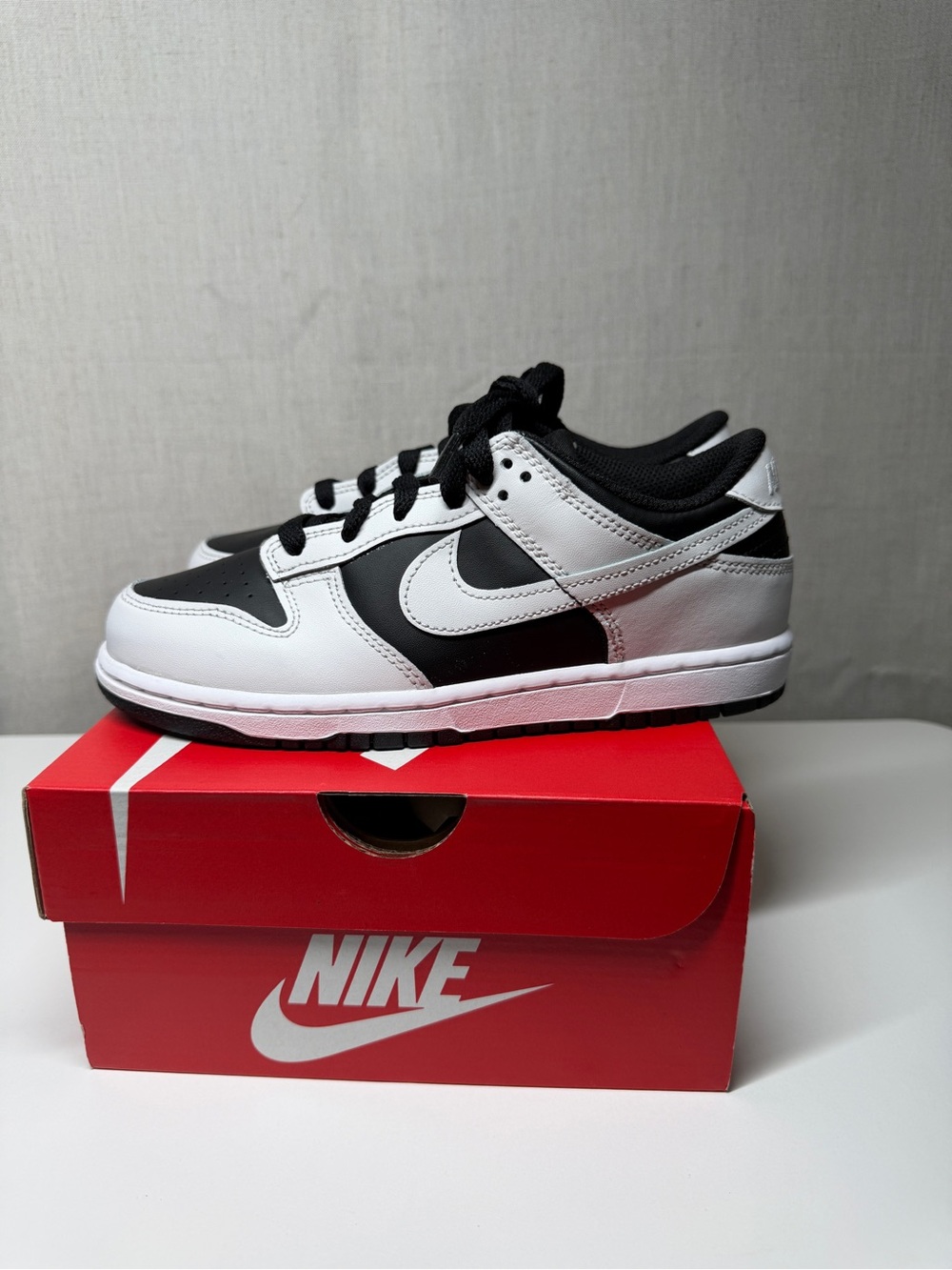 Nike Dunk Low (PSE) Kids Sneakers Black/Platinum Tint Size 3Y FB9108-010 NEW